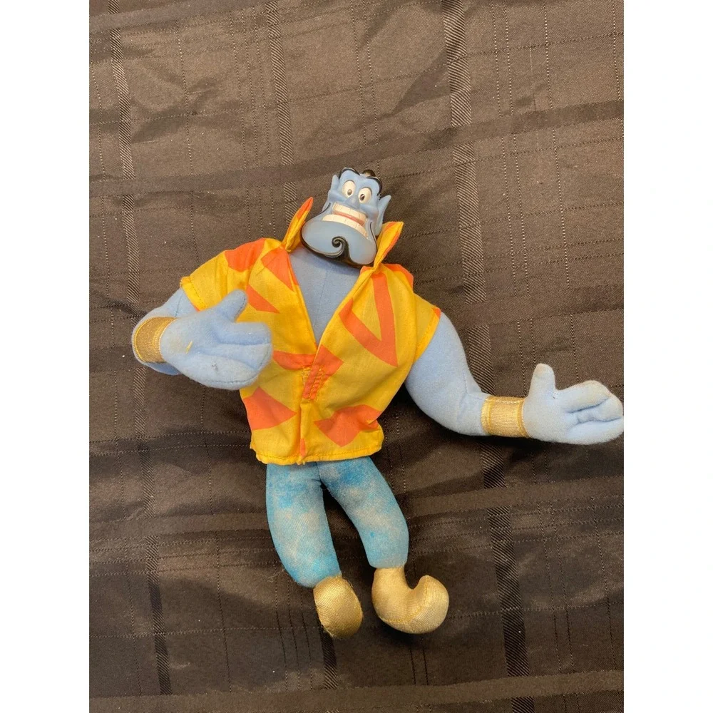 Disney Genie Plush Doll Aladdin‎ Hawaiian Shirt Collectible Toy